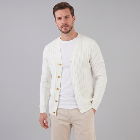 Men's Business Knit Cardigan