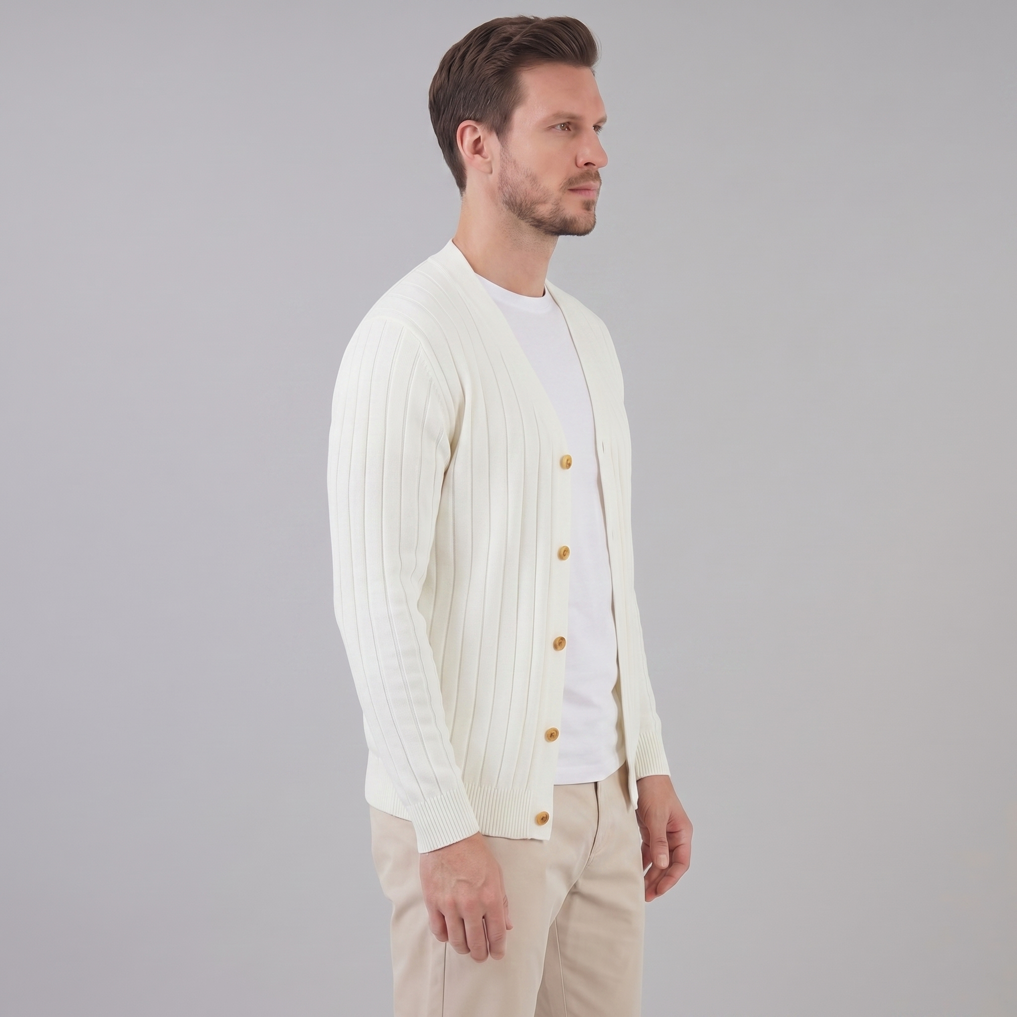 Men's Business Knit Cardigan