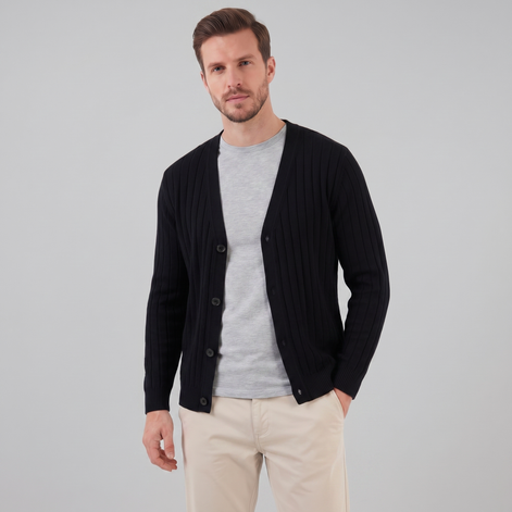 Men's Business Knit Cardigan