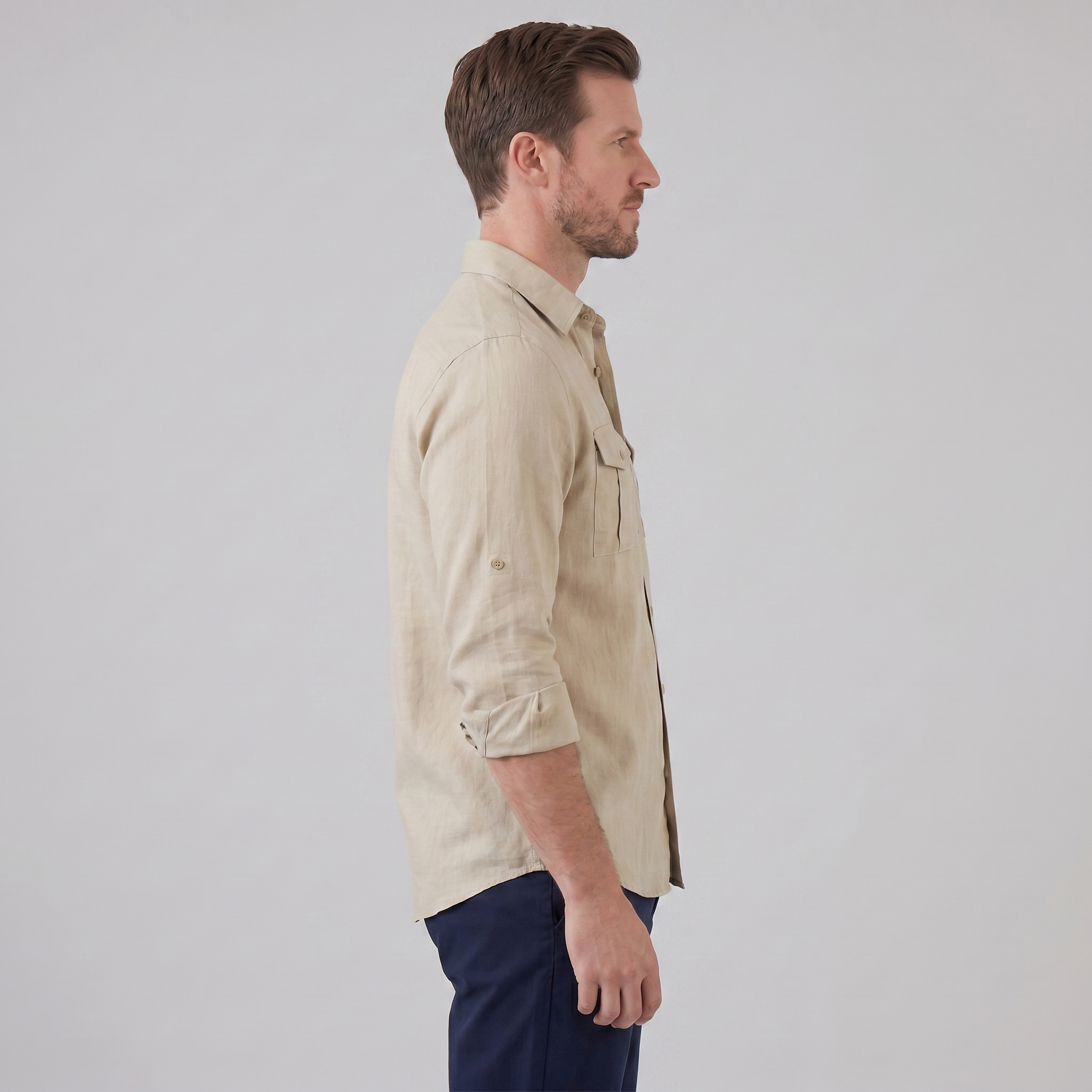 Men's Button-Up Summer Shirt