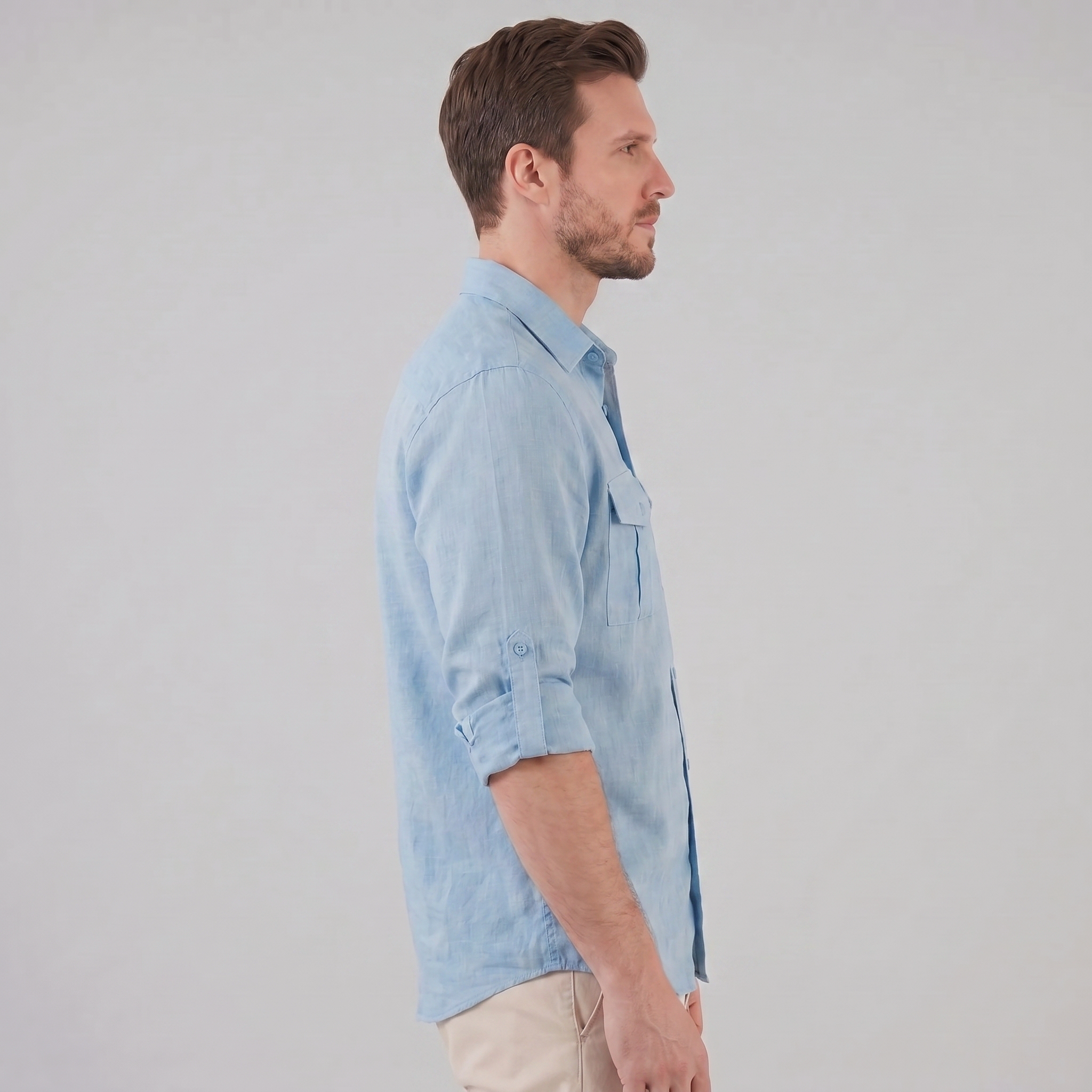 Men's Button-Up Summer Shirt