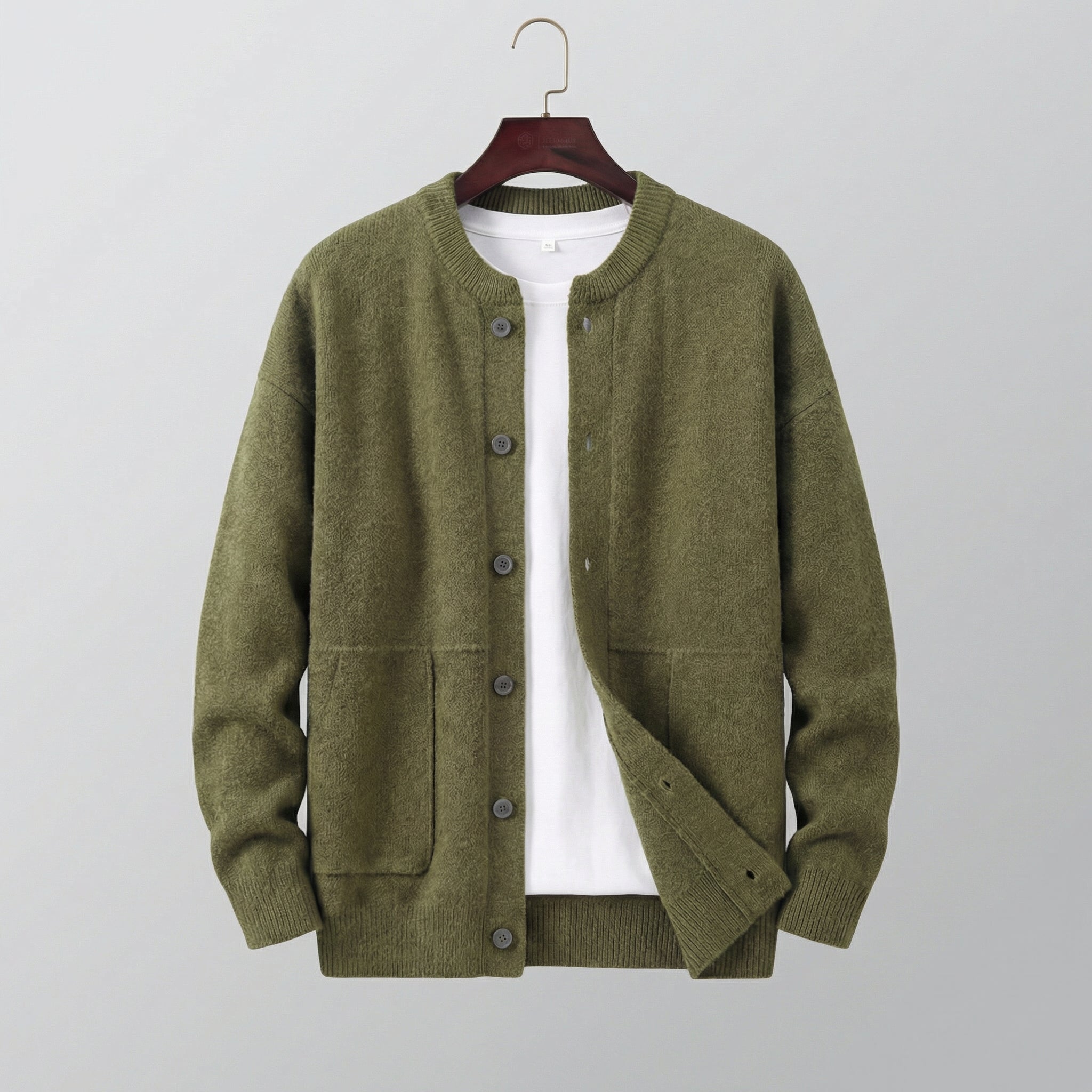 Men's Buttoned Cardigan