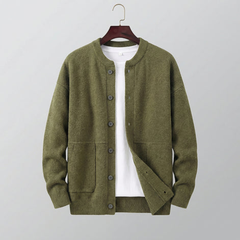 Men's Buttoned Cardigan