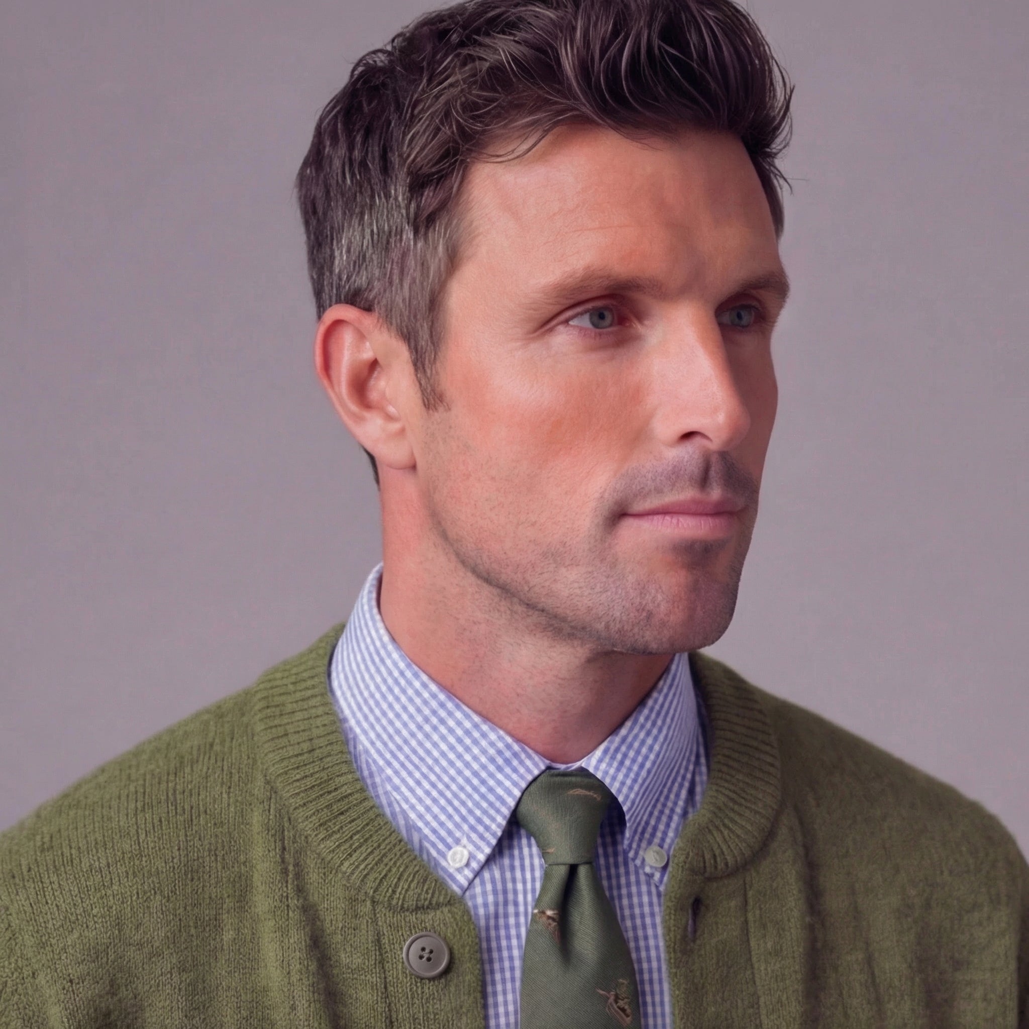 Men's Buttoned Cardigan