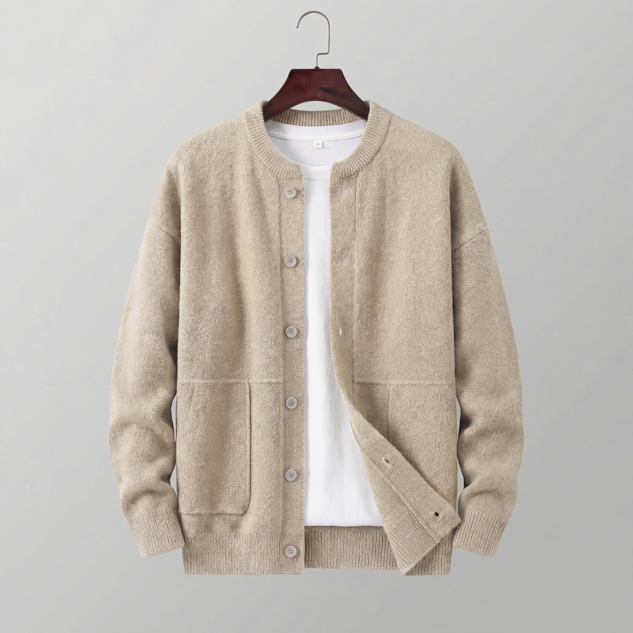 Men's Buttoned Cardigan