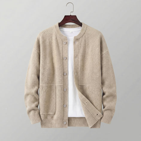 Men's Buttoned Cardigan