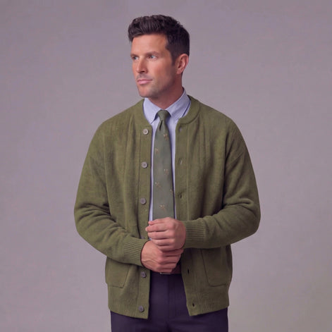 Men's Buttoned Cardigan