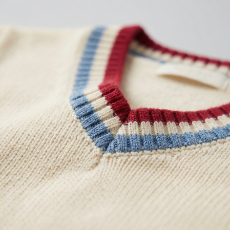 Men’s Cable Knit V-Neck Sweater Vest