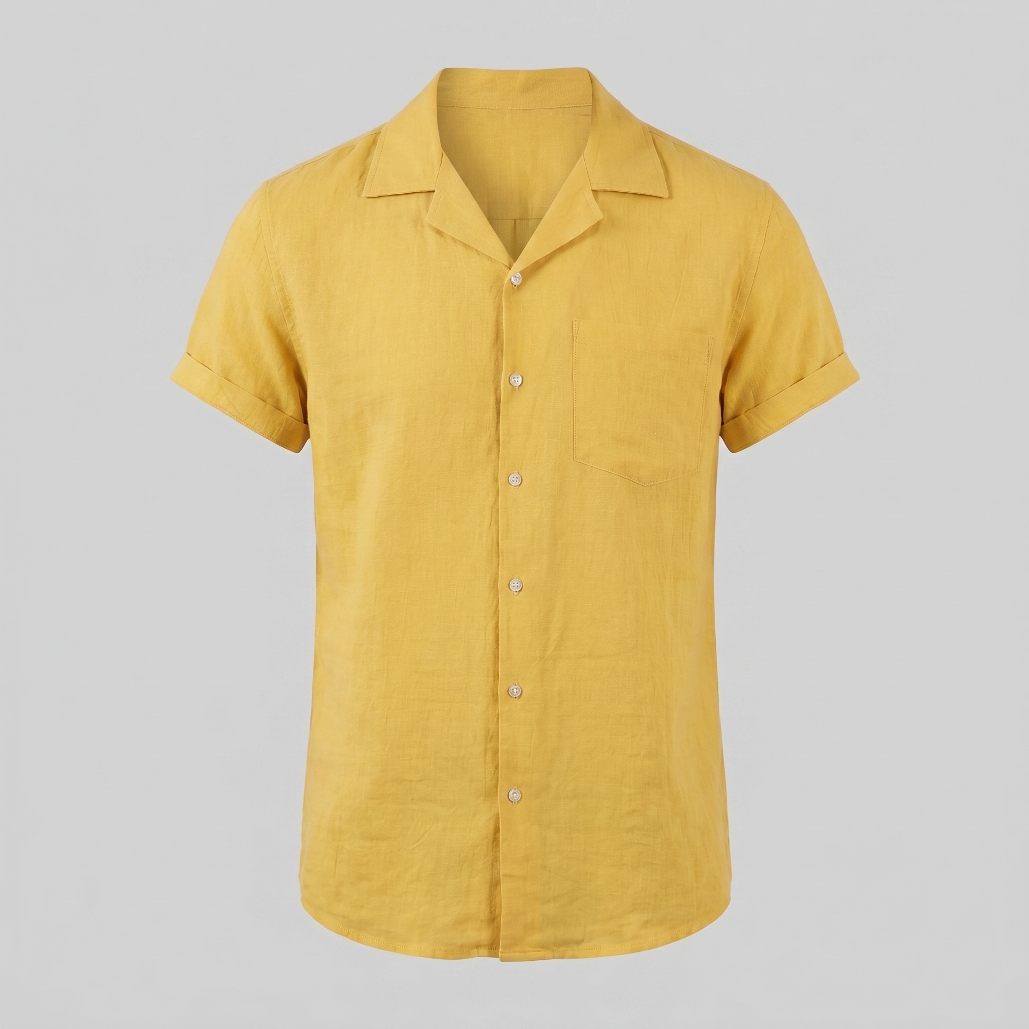 Men's Camp Collar Short-Sleeve Shirt