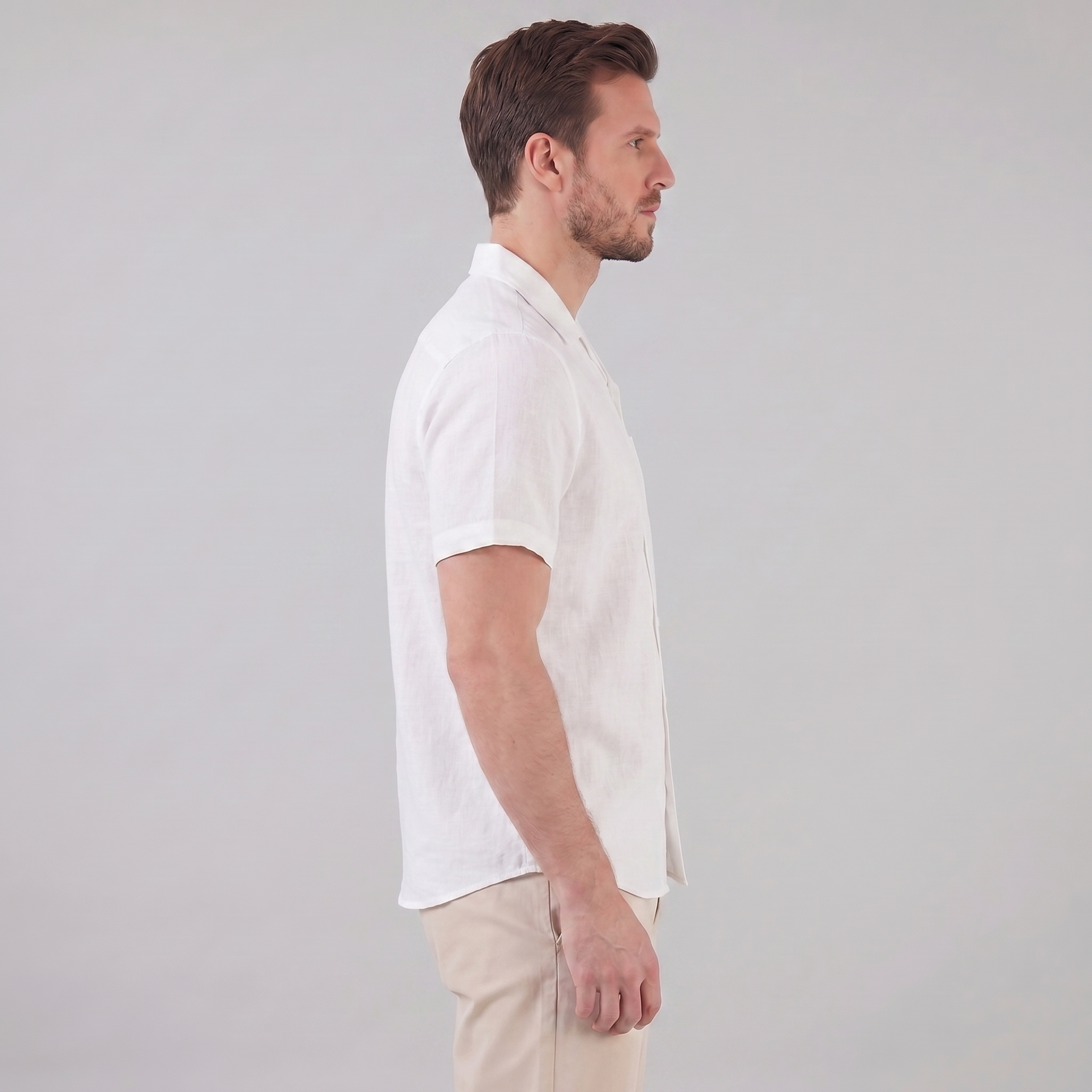 Men's Camp Collar Short-Sleeve Shirt