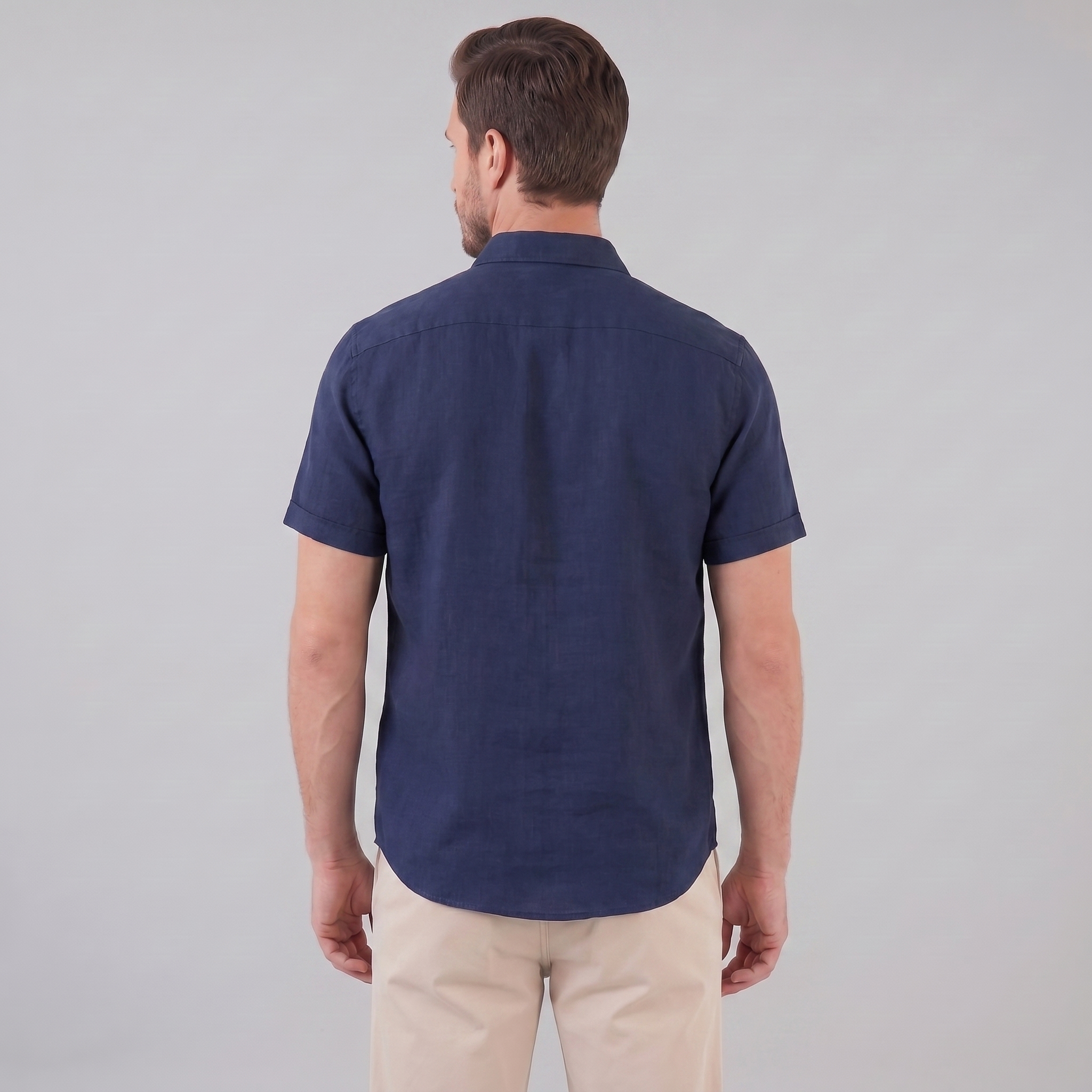 Men's Camp Collar Short-Sleeve Shirt