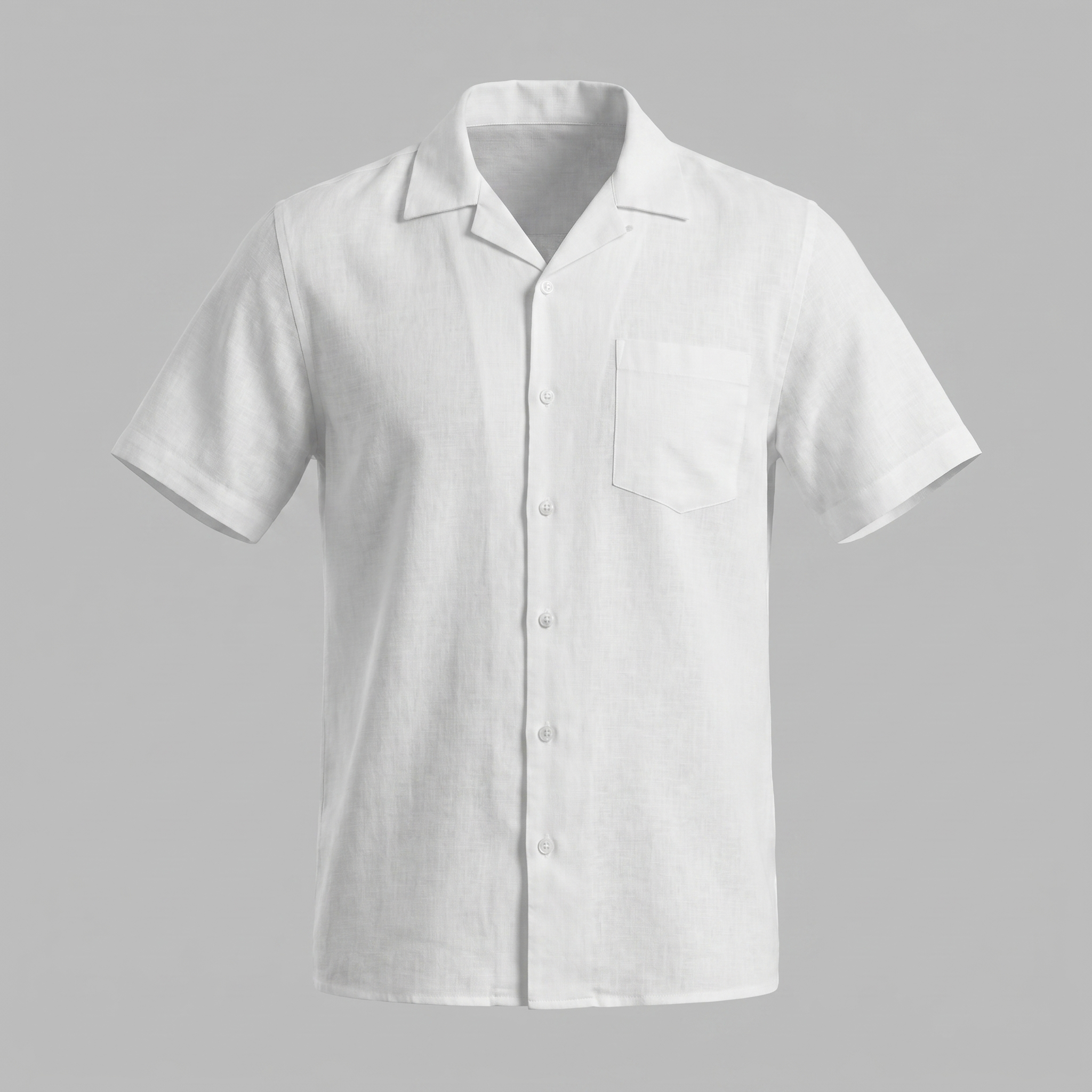 Men's Camp Collar Short-Sleeve Shirt