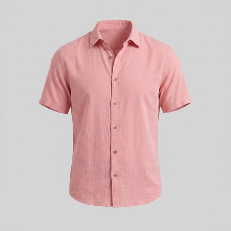 Men's Camp Collar Short-Sleeve Summer Shirt