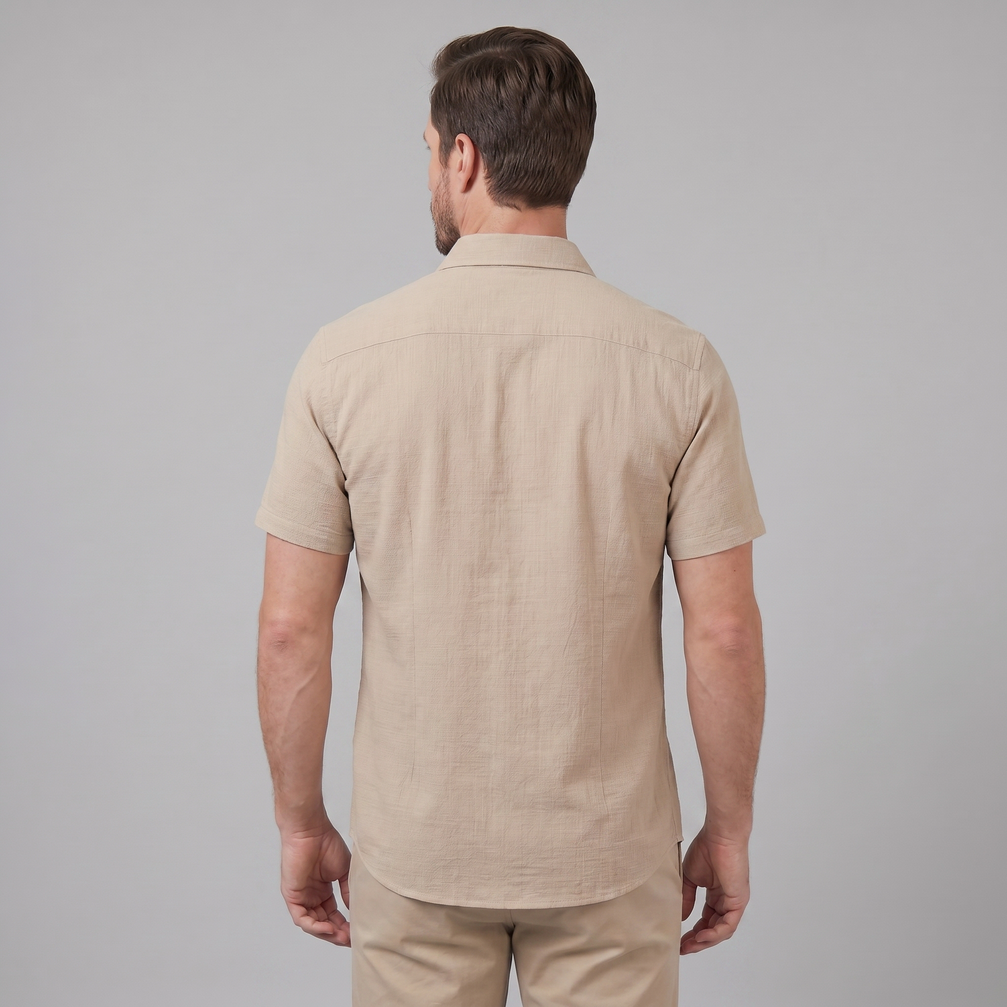 Men's Camp Collar Short-Sleeve Summer Shirt