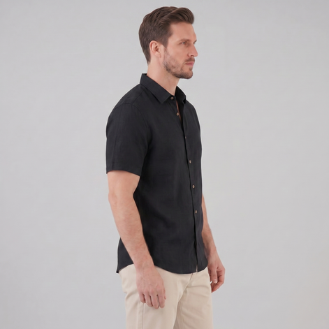 Men's Camp Collar Short-Sleeve Summer Shirt