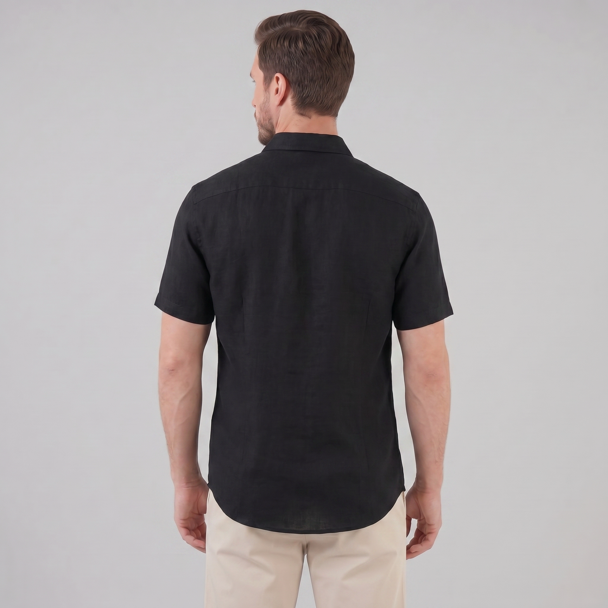 Men's Camp Collar Short-Sleeve Summer Shirt
