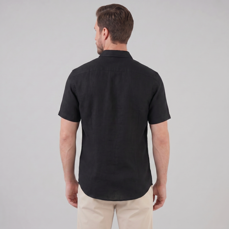 Men's Camp Collar Short-Sleeve Summer Shirt