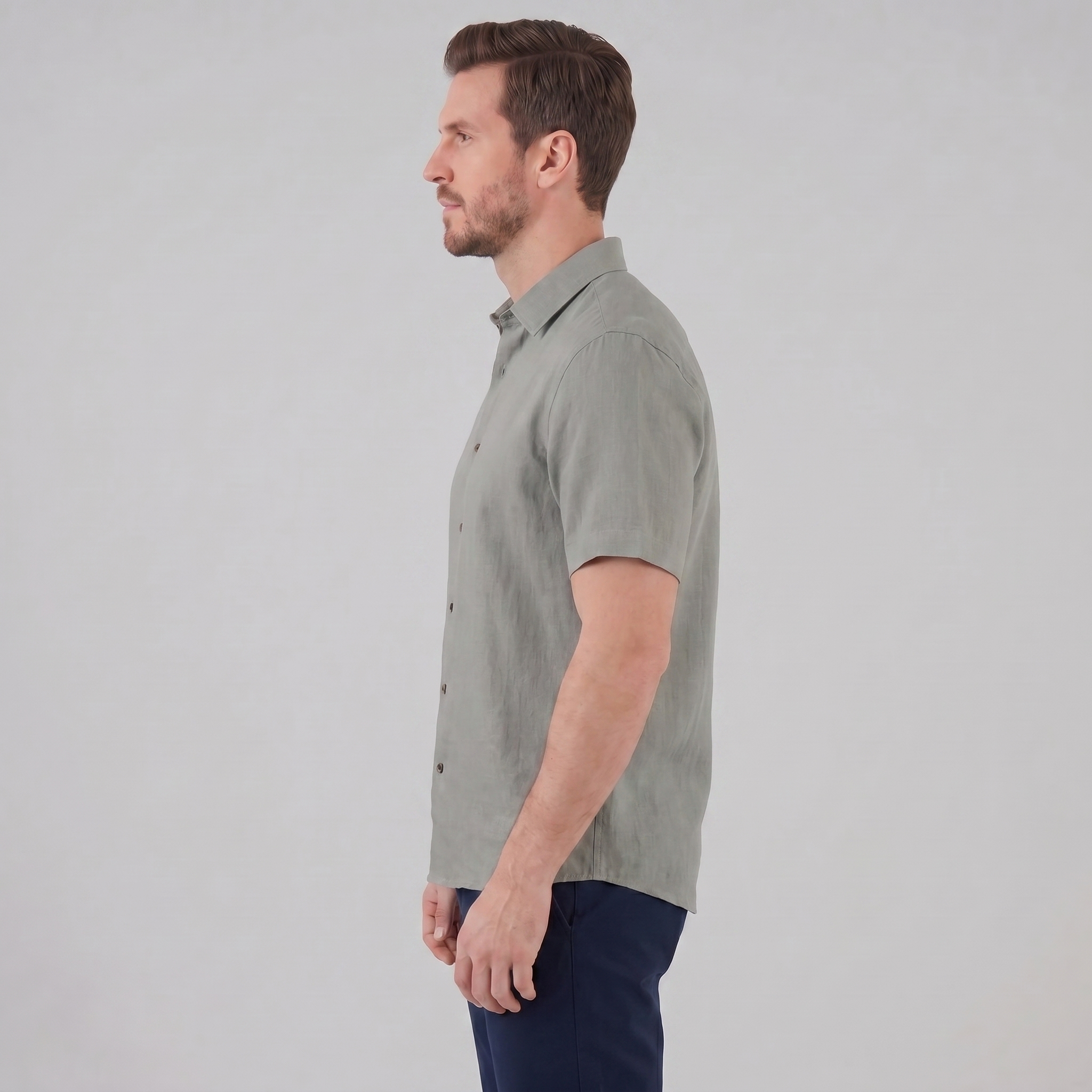 Men's Camp Collar Short-Sleeve Summer Shirt