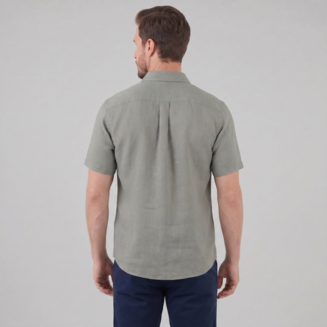 Men's Camp Collar Short-Sleeve Summer Shirt