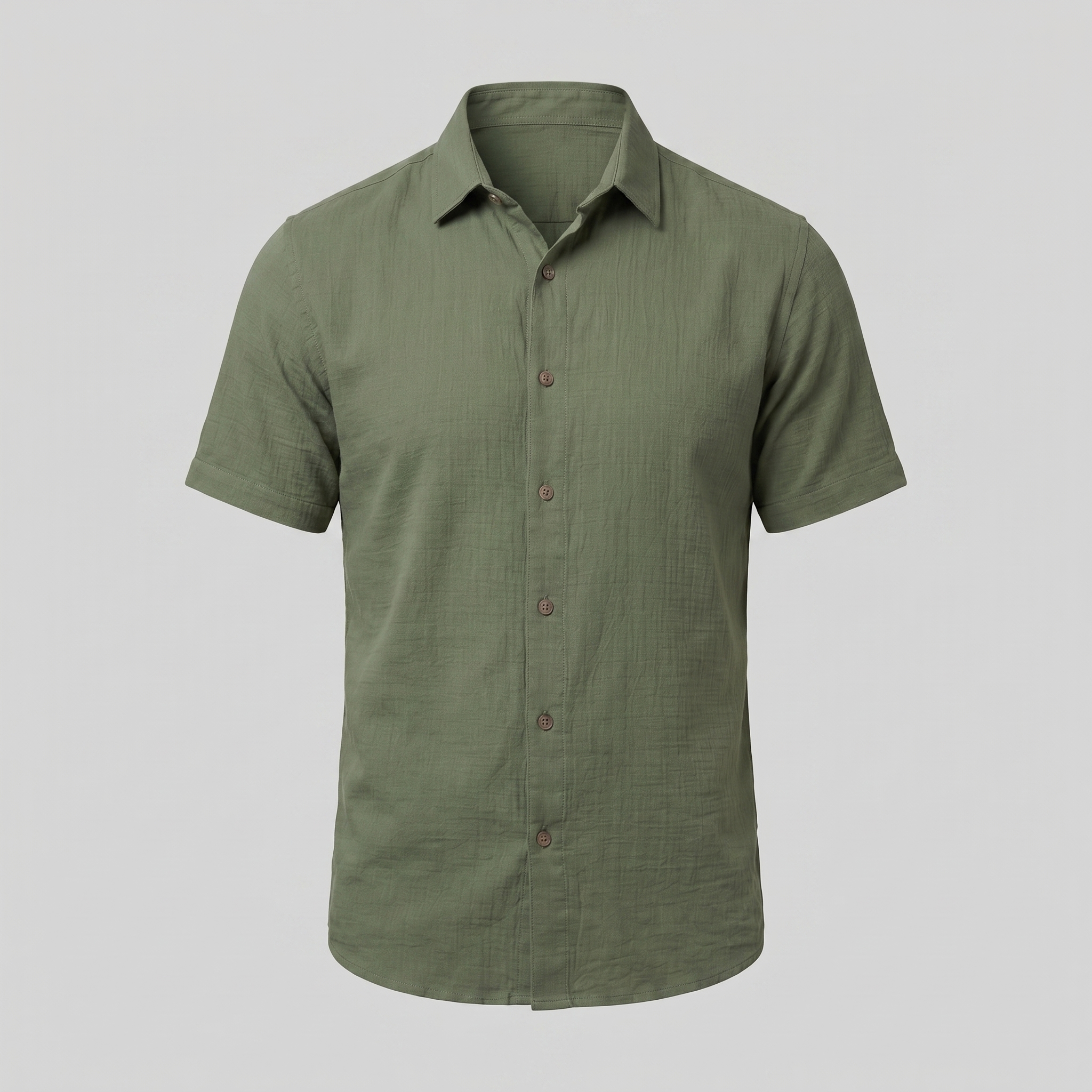 Men's Camp Collar Short-Sleeve Summer Shirt