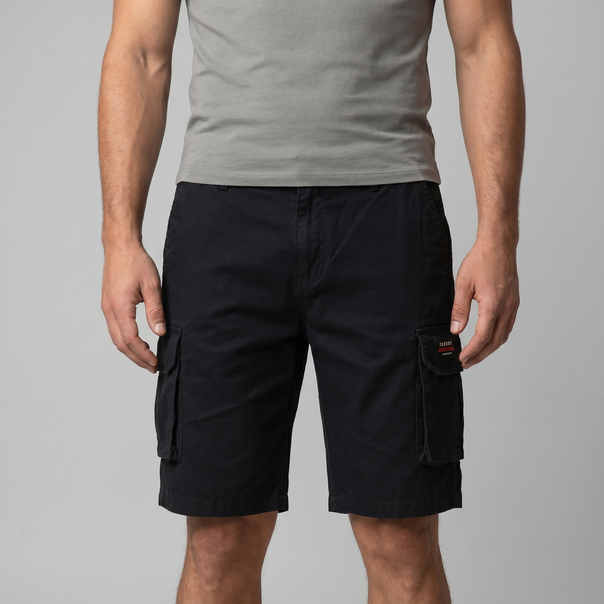 Men's Cargo Shorts with Multiple Pockets