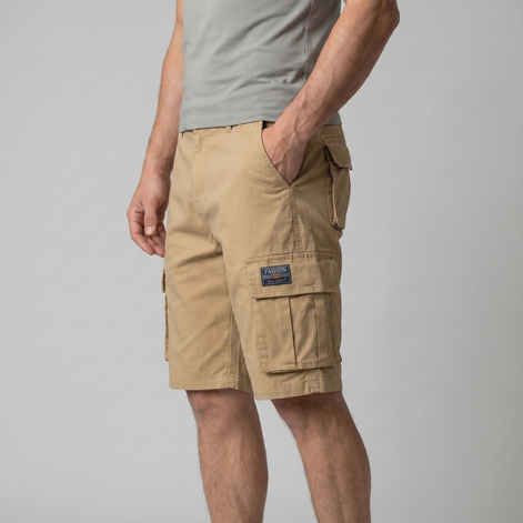 Men's Cargo Shorts with Multiple Pockets