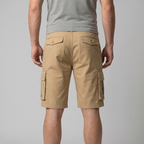 Men's Cargo Shorts with Multiple Pockets
