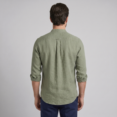 Men's Casual Button-Up Shirt