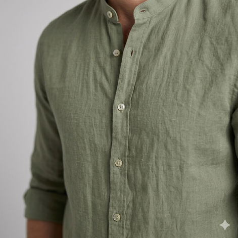 Men's Casual Button-Up Shirt