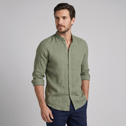 Men's Casual Button-Up Shirt