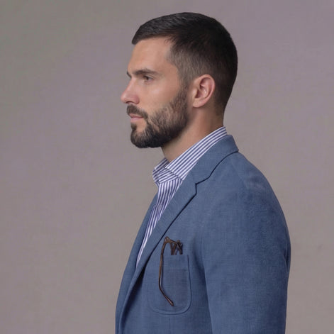 Men's Casual Linen Blazer