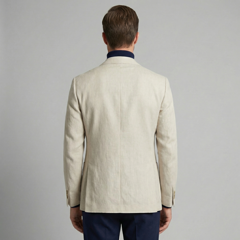 Men's Casual Linen Blazer Jacket