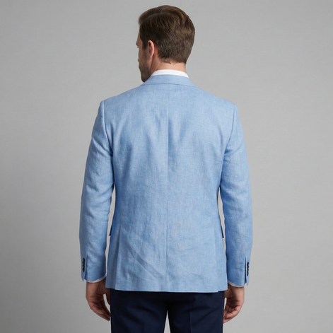 Men's Casual Linen Blazer Jacket