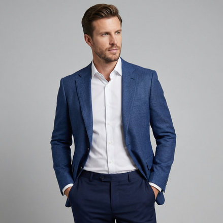 Men's Casual Linen Blazer Jacket
