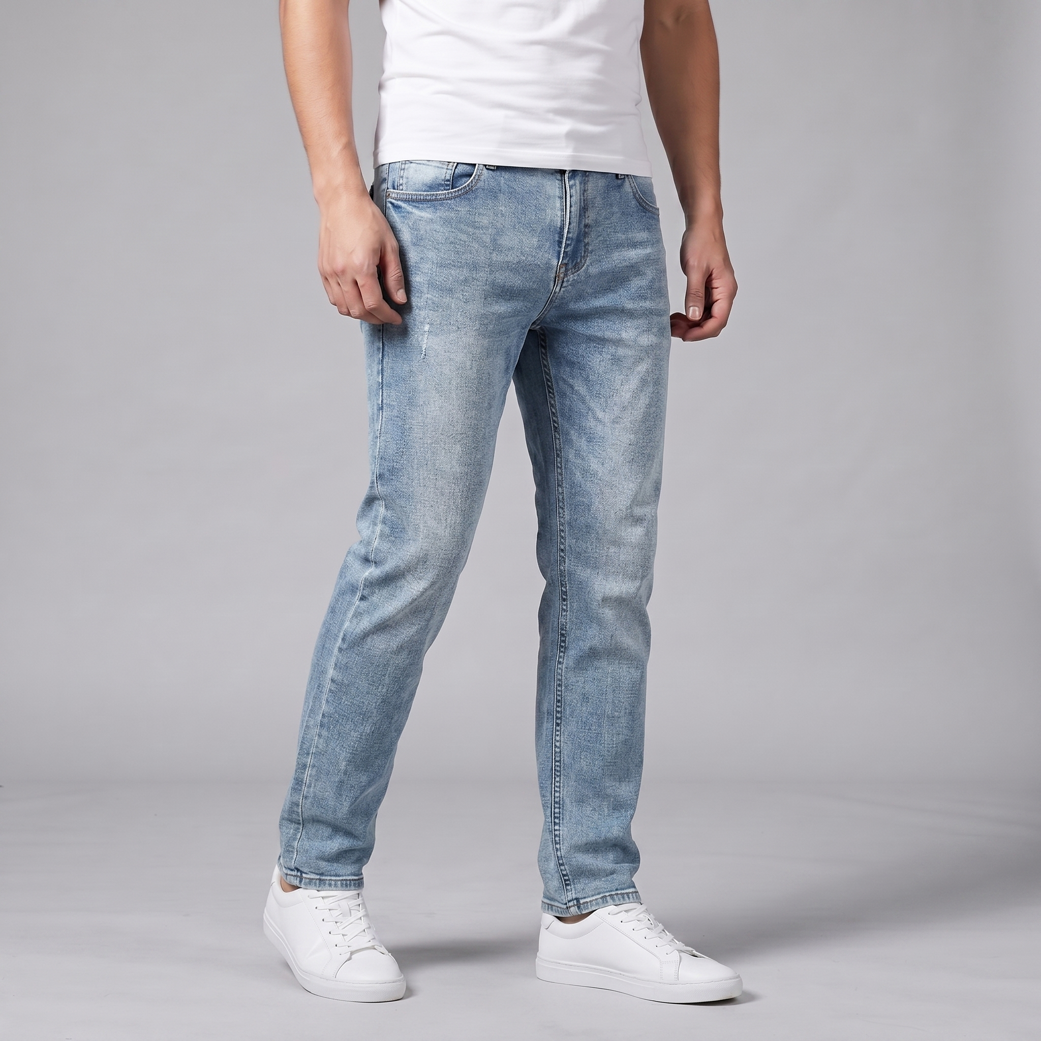 Men's Casual Straight Jeans
