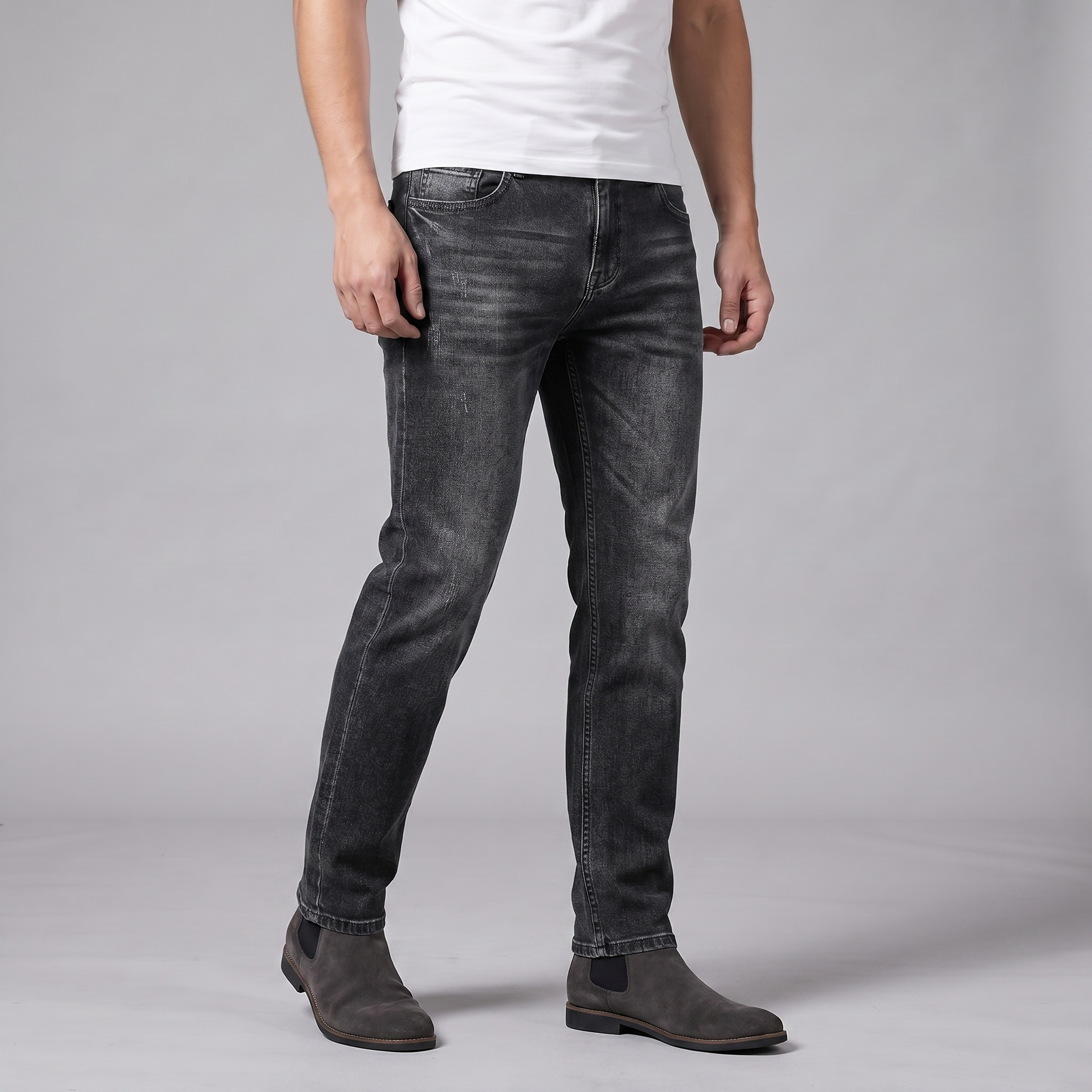 Men's Casual Straight Jeans