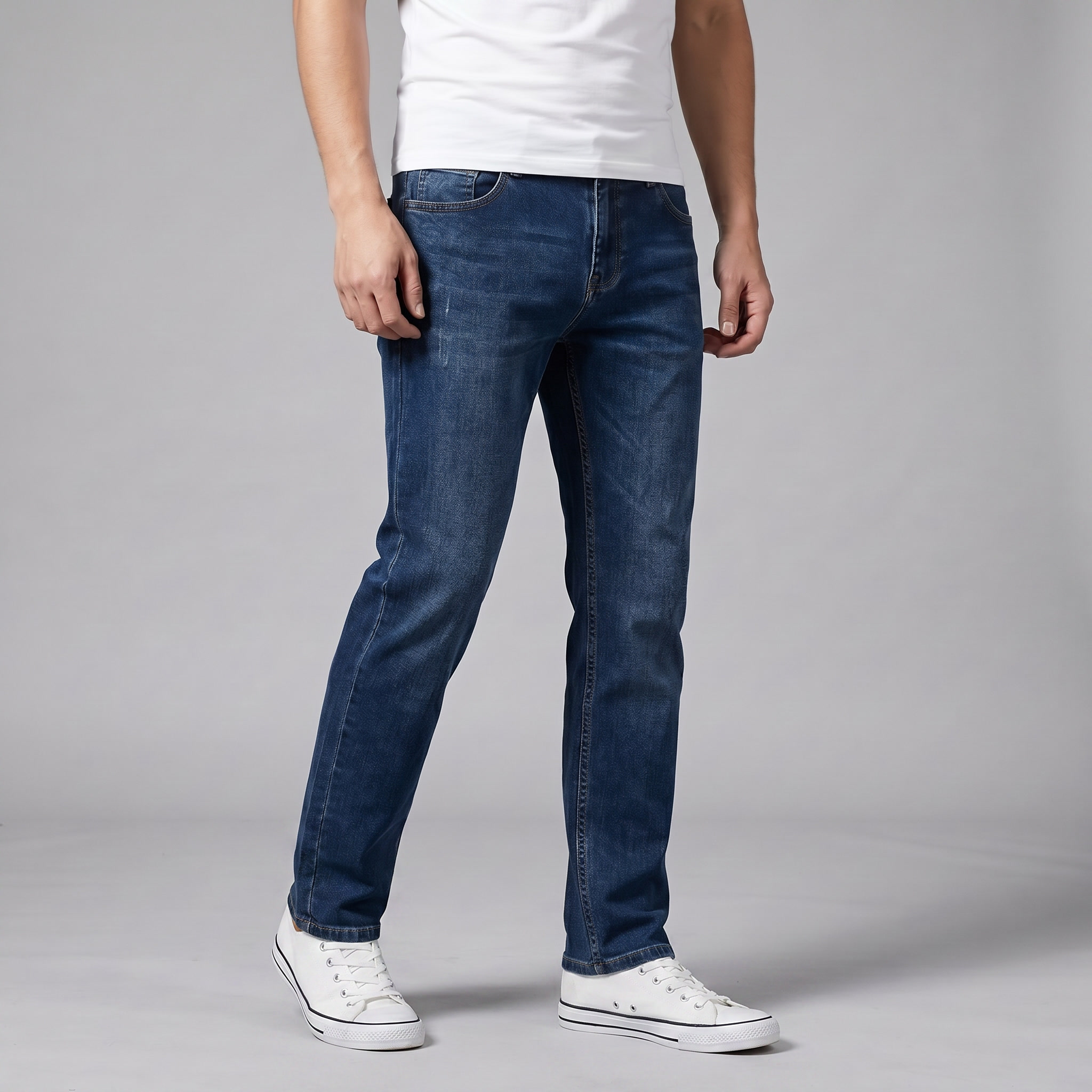 Men's Casual Straight Jeans