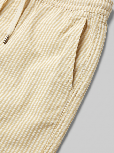 Men's Casual Striped Shorts with Adjustable Drawstring Waist