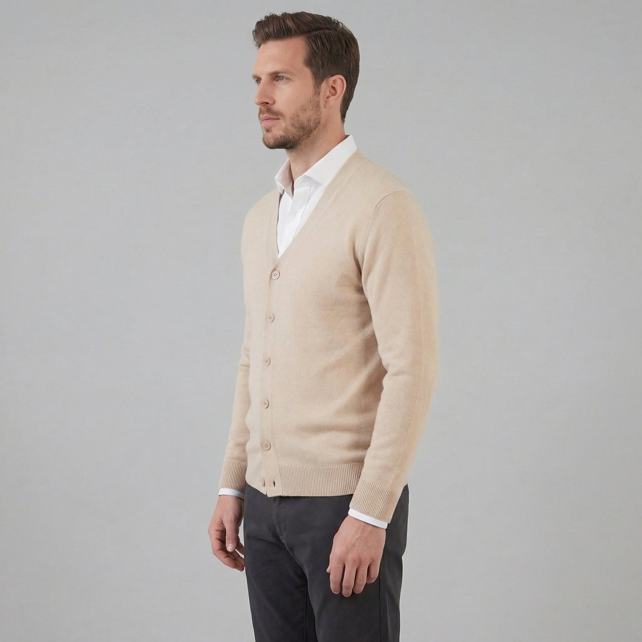 Men's Casual V-Neck Cardigan