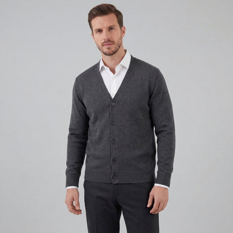 Men's Casual V-Neck Cardigan