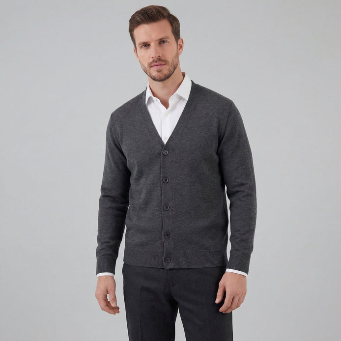 Men's Casual V-Neck Cardigan