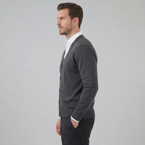 Men's Casual V-Neck Cardigan