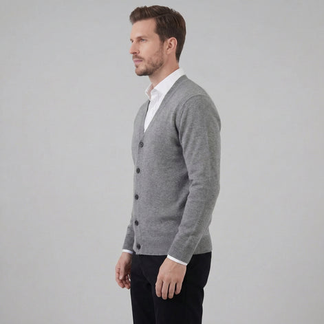Men's Casual V-Neck Cardigan