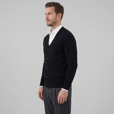 Men's Casual V-Neck Cardigan