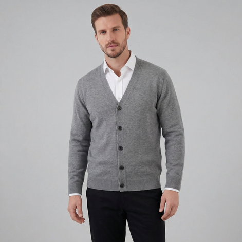 Men's Casual V-Neck Cardigan