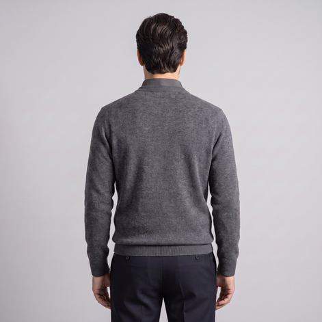 Men's Casual V-Neck Knit Sweater
