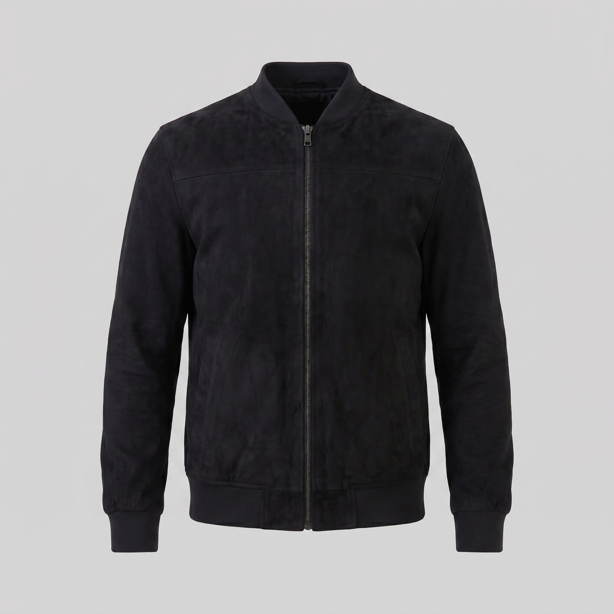 Men's Casual Velvet Bomber Jacket