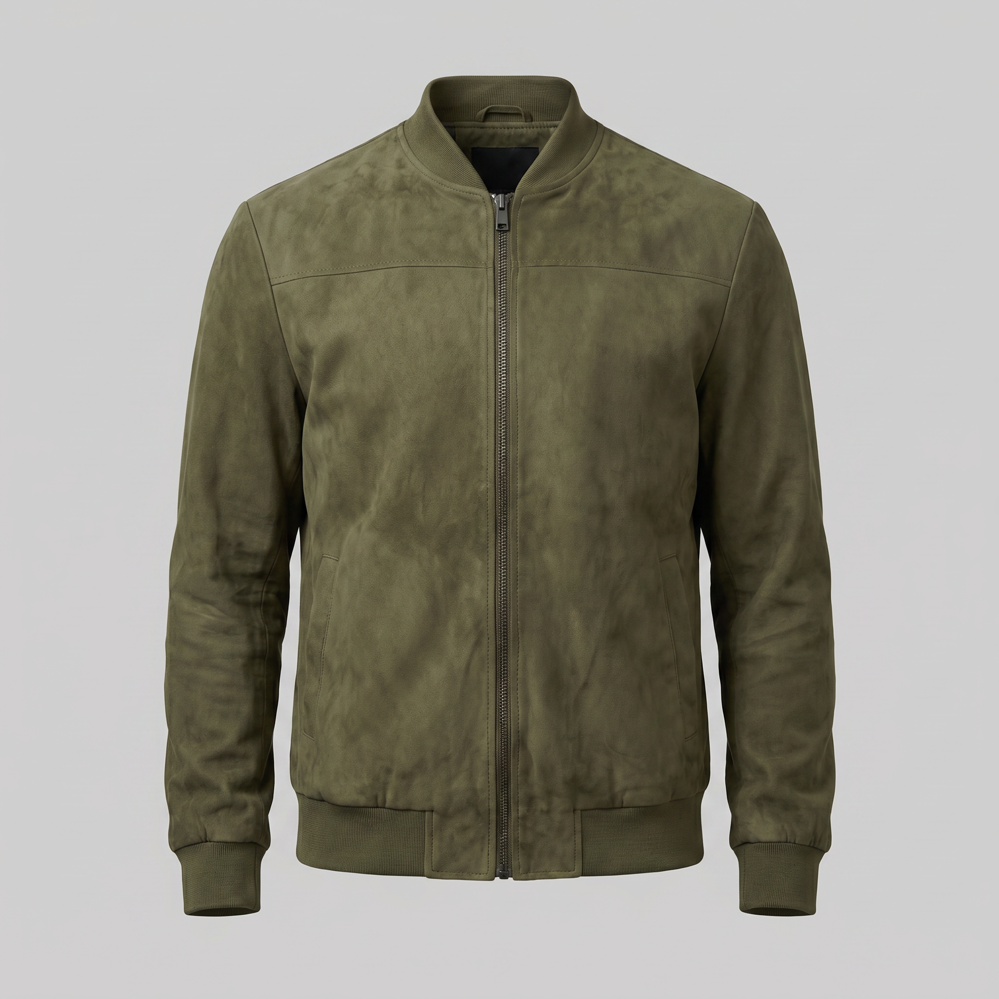 Men's Casual Velvet Bomber Jacket