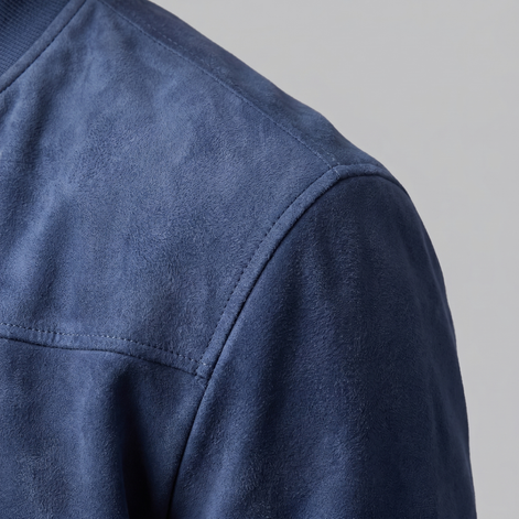 Men's Casual Velvet Bomber Jacket
