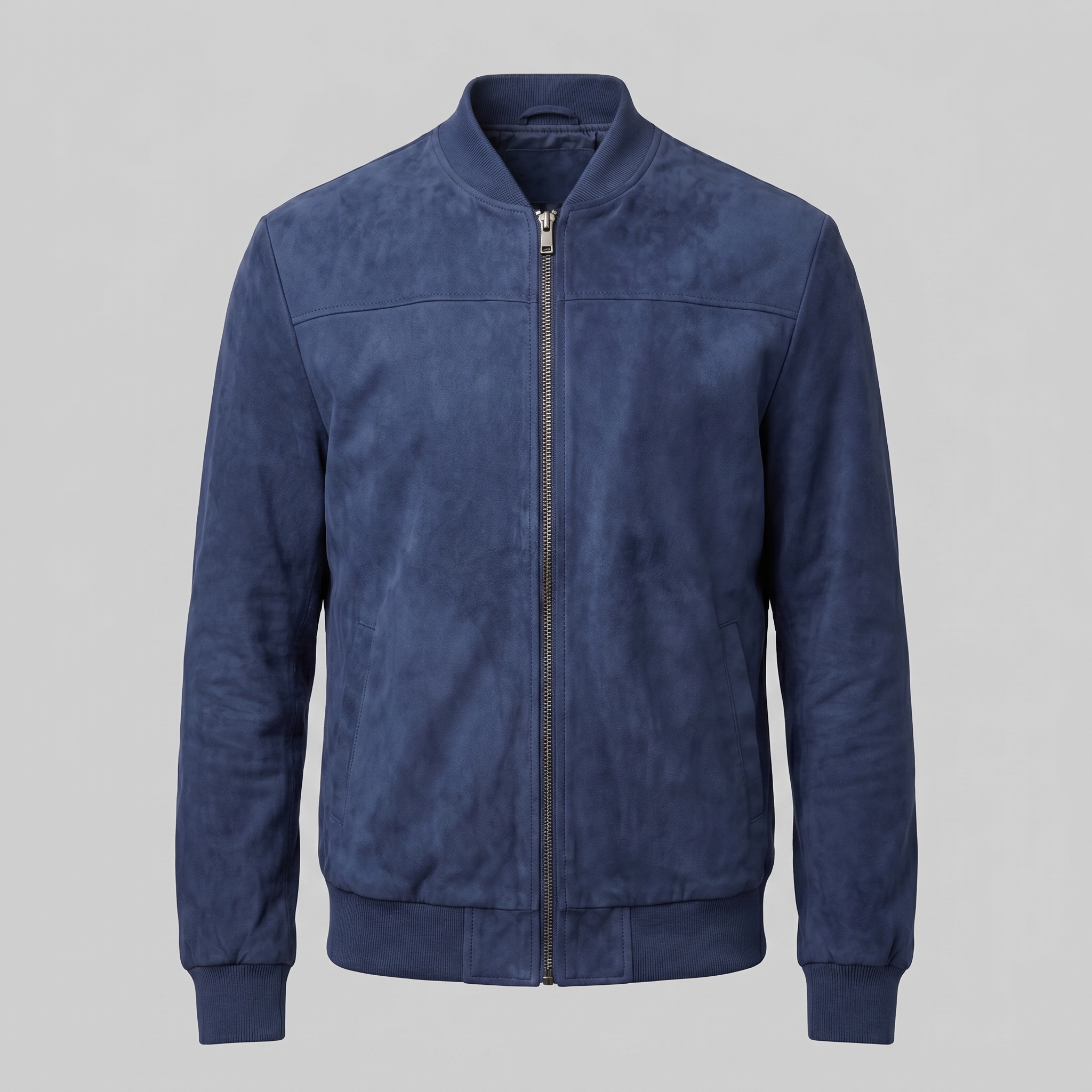 Men's Casual Velvet Bomber Jacket